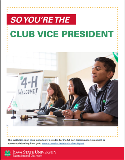 So You're the Club Vice-President