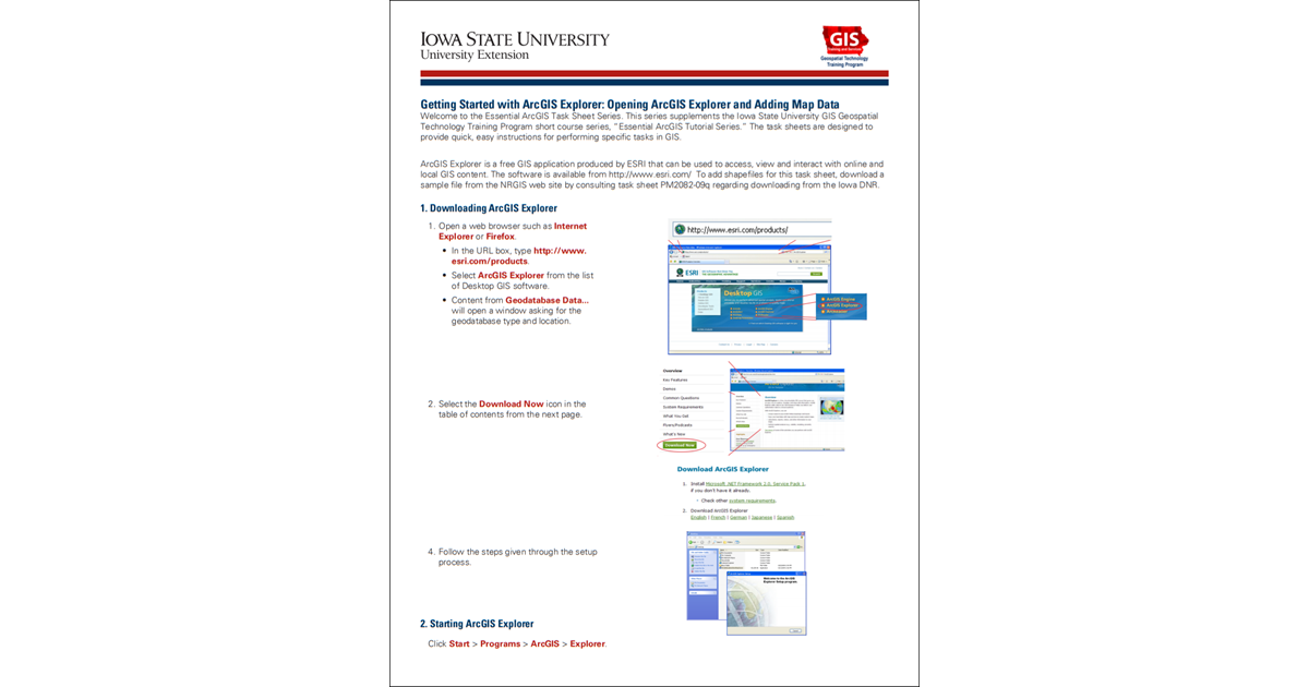 Getting Started With Arcgis Explorer Opening Arcgis Explorer And Adding Map Data