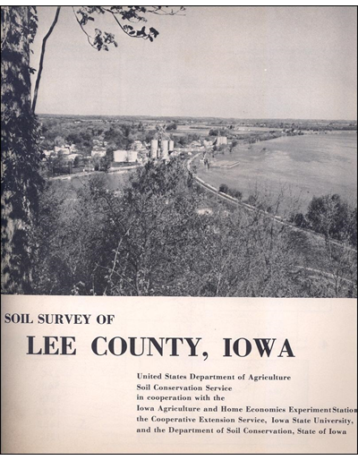 Lee County, Iowa -- Soil Survey Digital Version