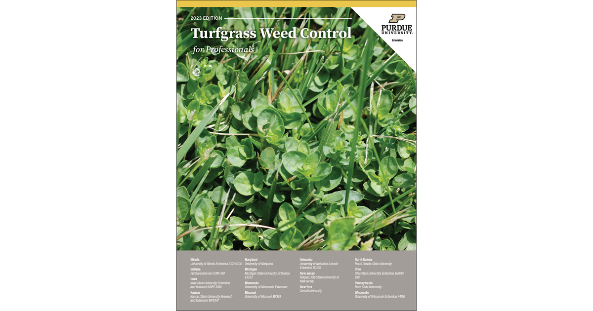 Turfgrass Weed Control For Professionals Edition