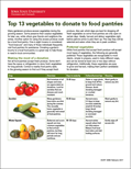 Top 13 vegetables to donate to food pantries
