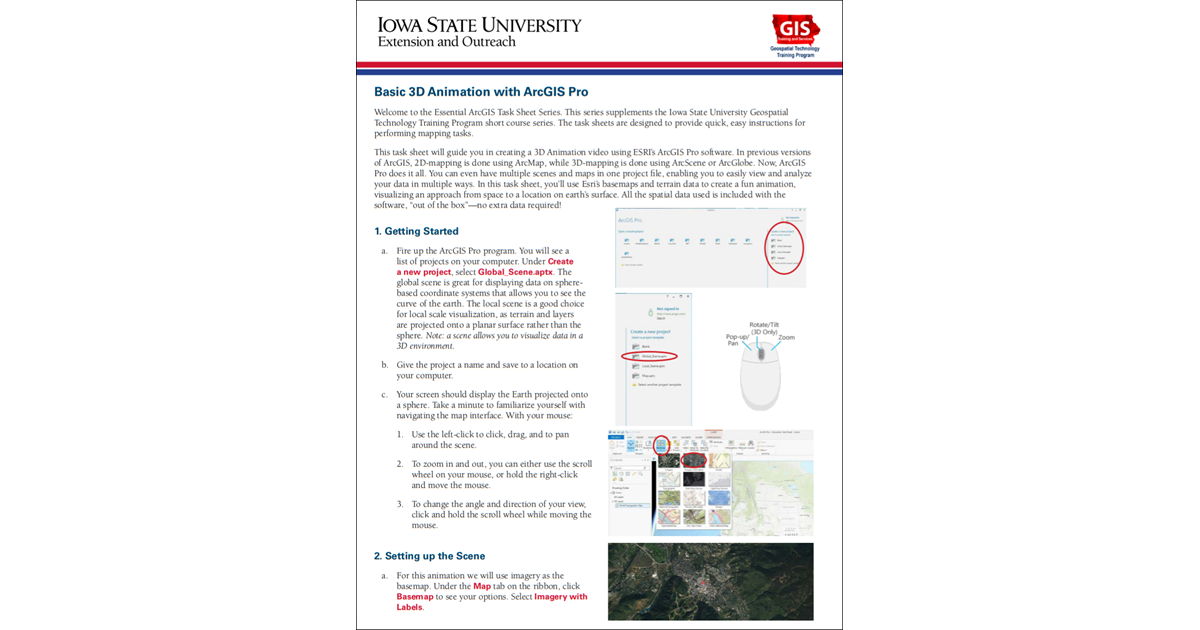 Basic 3d Animation With Arcgis Pro