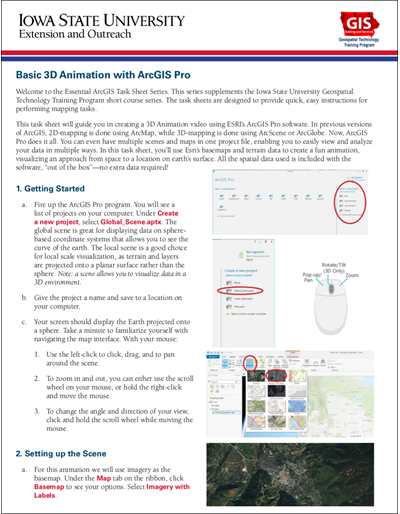 Basic 3d Animation With Arcgis Pro