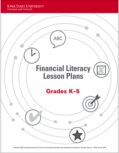 financial literacy lesson plans grades k 5