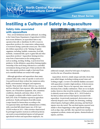 Instilling a Culture of Safety in Aquaculture