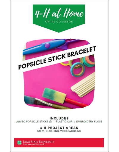 Popsicle Stick Bracelet -- On the Go Lesson