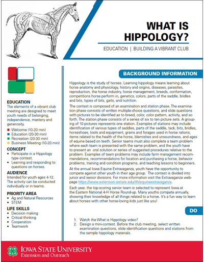 What is Hippology? -- Vibrant Clubs