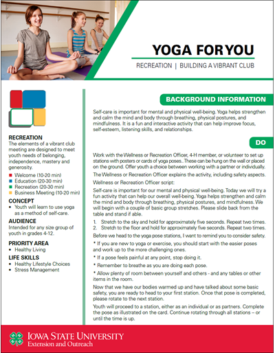 Relax with free yoga sessions this summer – University of Iowa