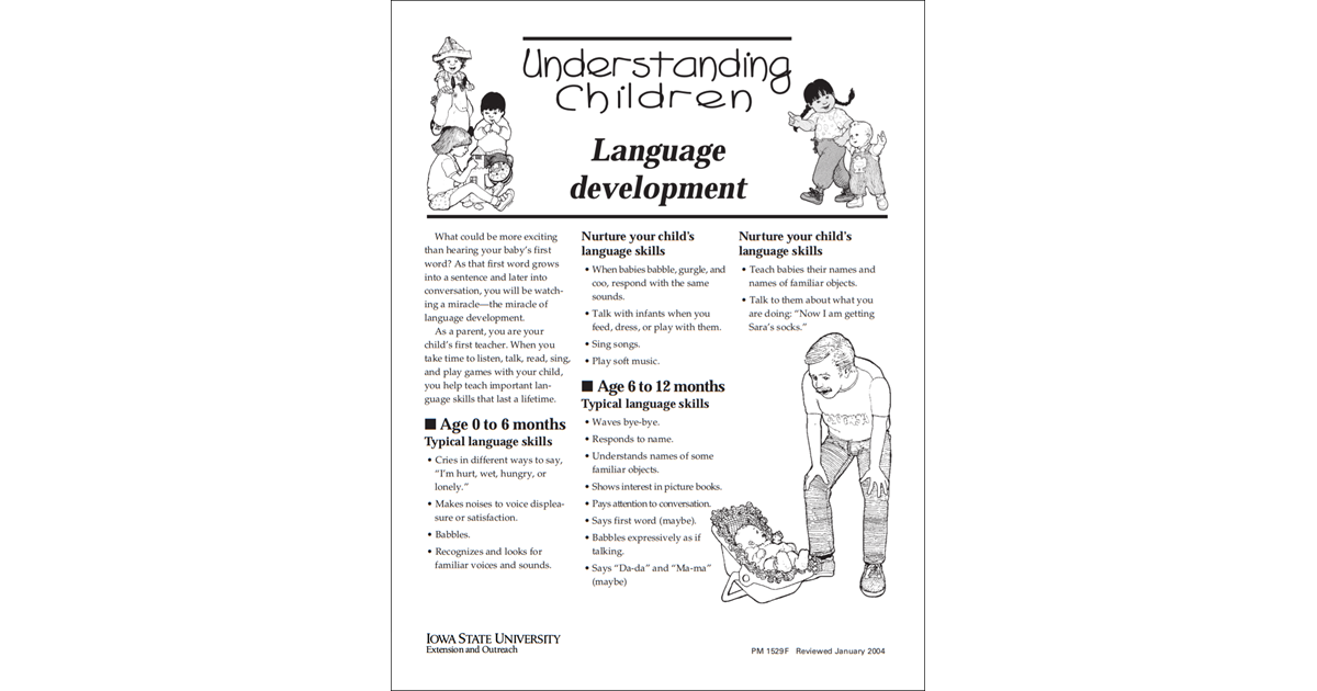 Language Development -- Understanding Children
