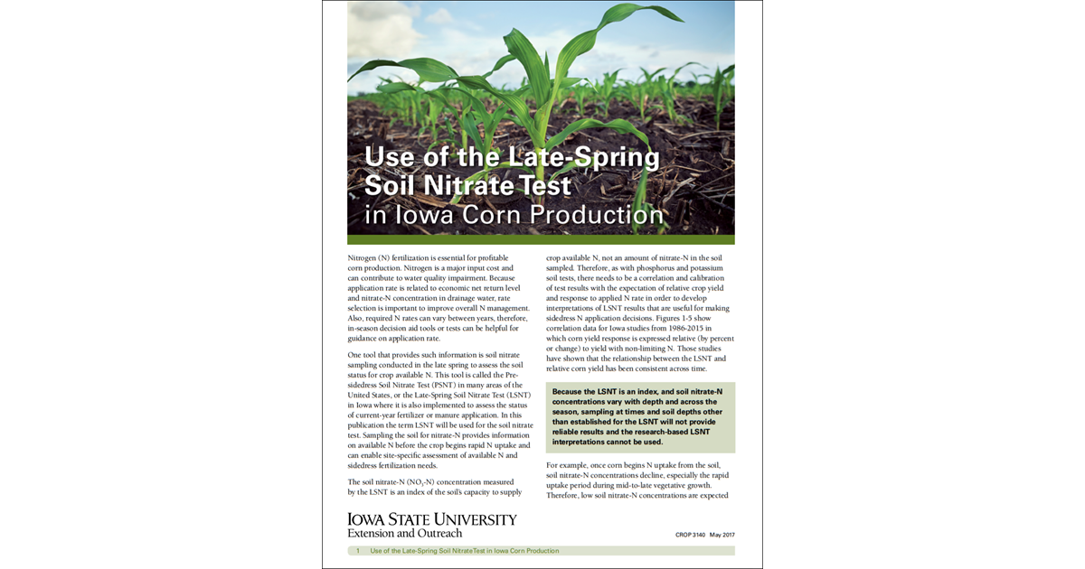 New resources available for conducting and interpreting soil nitrate quick  tests - UC Small Grains Blog - ANR Blogs